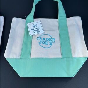 Trader Joe’s Mint Green Mini Tote Bag